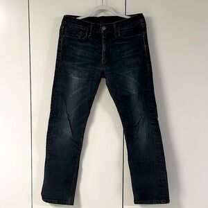 Levi 513 slim straight black Jean